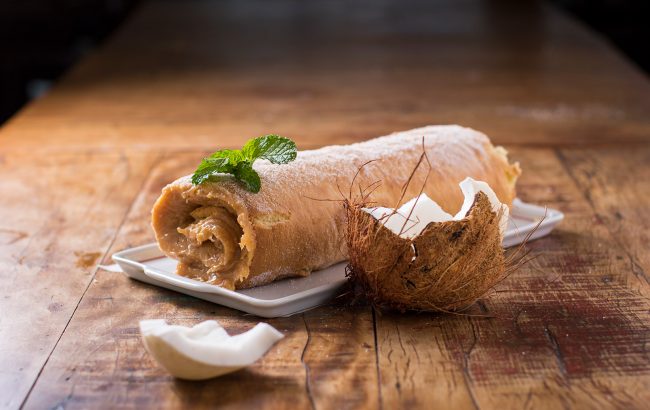 Rocambole de Coco