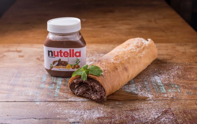 Rocambole de Nutella